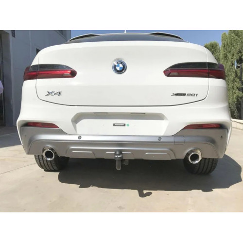 Фаркоп Aragon (быстросъемный крюк, вертикальное крепление) для BMW X4 G02 2018-2020. Артикул E0812BV