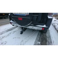 Фаркоп Imiola для Mitsubishi Pajero IV 2008-2020. Быстросъемный крюк под квадрат. Артикул Y.201