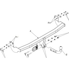 Фаркоп Imiola для Citroen DS3 2010-2020. Артикул C.031