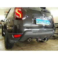 Фаркоп Galia оцинкованный для Renault Duster 2/4WD 2010-2015. Артикул D041A