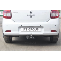 Фаркоп PT Group для Renault Logan Stepway 2018-2020. Быстросъемный крюк. Артикул 07031501