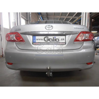 Фаркоп Galia оцинкованный для Toyota Corolla E150 седан 2007-2013. Быстросъемный крюк. Артикул T060C