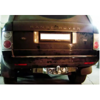 Фаркоп Baltex для Land Rover Range Rover III Vogue 2003-2012. (с декор. накладкой и фонарем) Фланцевое крепление. Артикул RR-02F