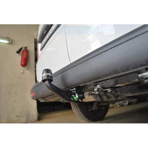 Фаркоп Westfalia для Volkswagen Transporter T6 Van (вкл. 4-Motion; искл. Rockton) 2015-2020. Быстросъемный крюк. Артикул 321651600001