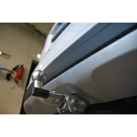 Фаркоп Galia оцинкованный для Hyundai Santa Fe III 2012-2017. Быстросъемный крюк. Артикул H091C