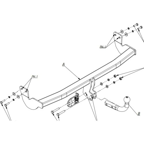 Фаркоп Imiola для Citroen C3 II хэтчбэк 2010-2020. Артикул C.031 Фаркоп Imiola для Citroen C3 II хэтчбэк 2010-2020. Артикул C.031