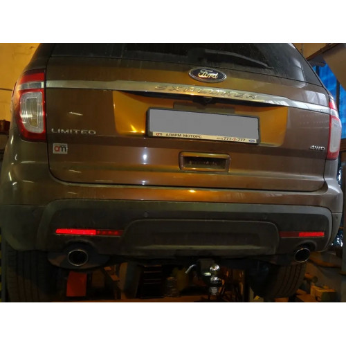 Фаркоп Baltex (c LED-фонарем) для Ford Explorer V (вкл. Sport) 2011-2020. Быстросъемный крюк. Артикул 08.2247.32F