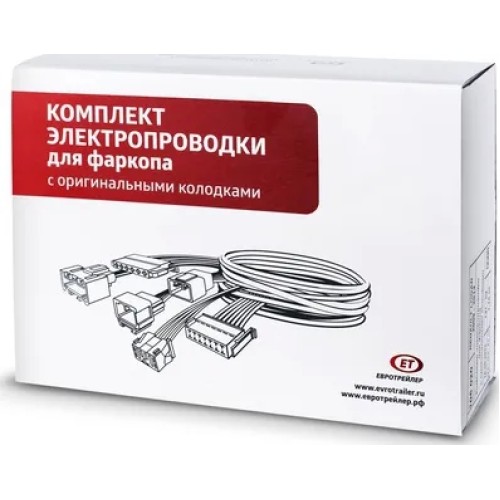 Штатная электрика ET к фаркопу Renault Logan 2009-2014 7-полюсная. Артикул 105020