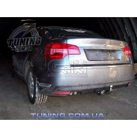 Фаркоп Galia оцинкованный для Citroen C5 II седан 2008-2020. Быстросъемный крюк. Артикул C055C