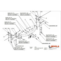 Фаркоп Imiola для Lexus LX 570 2007-2020. Фланцевое крепление. Артикул T.051