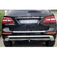Фаркоп Brink (Thule) для Mercedes-Benz M-Класс (ML) W166 2/4WD (вкл. AMG) 2011-2015. Быстросъемный крюк. Артикул 554200