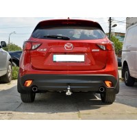 Фаркоп Galia оцинкованный для Mazda CX-5 II 2017-2020. Быстросъемный крюк. Артикул M129C