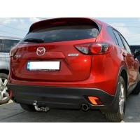 Фаркоп Galia оцинкованный для Mazda CX-5 II 2017-2020. Быстросъемный крюк. Артикул M129C