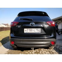 Фаркоп Galia оцинкованный для Mazda CX-5 II 2017-2020. Быстросъемный крюк. Артикул M129C