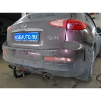 Фаркоп Imiola для Infiniti FX 30/37/50 2009-2020. Быстросъемный крюк. Артикул N.A50