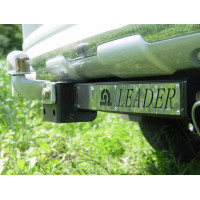 Фаркоп Лидер-Плюс для Lexus GX 460 2009-2013 (с накладкой из нерж. стали). Фланцевое крепление. Артикул T113-F(N)