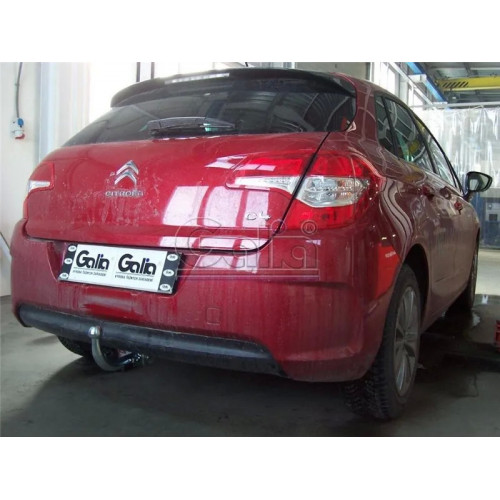 Фаркоп Galia оцинкованный для Peugeot 308 I хэтчбек 5-дв. 2007-2012. Быстросъемный крюк. Артикул C038C