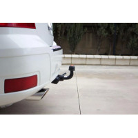 Фаркоп Aragon (быстросъемный крюк, горизонтальное крепление) для Mercedes-Benz GLK X204 2008-2015. Артикул E4121AS