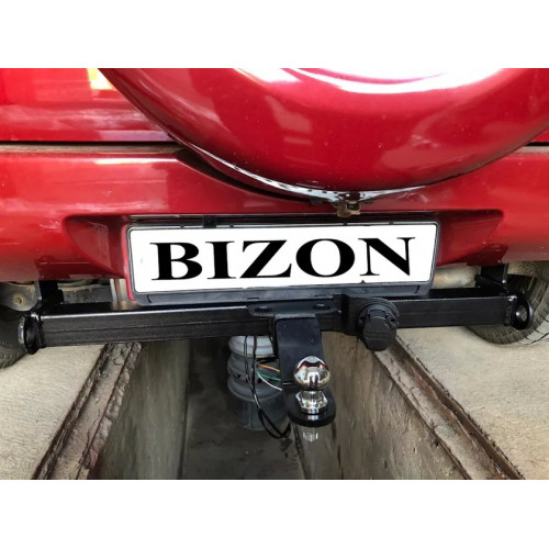 Фаркоп Bizon для Suzuki Grand Vitara II 3-дв. 2005-2016. Быстросъемный крюк. Артикул FA 0852-E