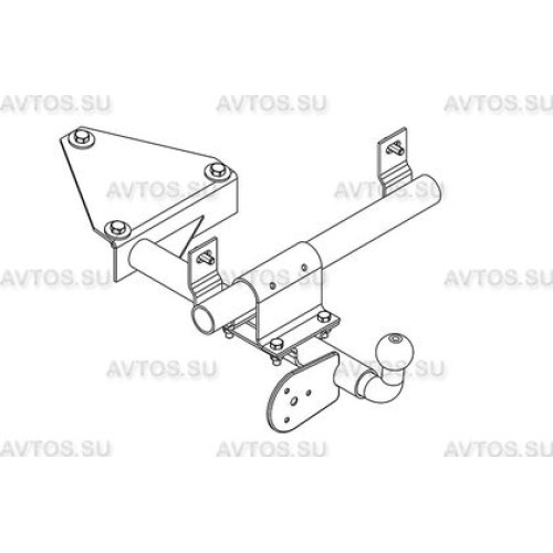 Фаркоп AvtoS для Lada Kalina I хэтчбек 2006-2013. Артикул VAZ-19