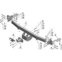 Фаркоп AvtoS для Kia Mohave HM 2008-2020. Артикул KI 21 Фаркоп AvtoS для Kia Mohave HM 2008-2020. Артикул KI 21