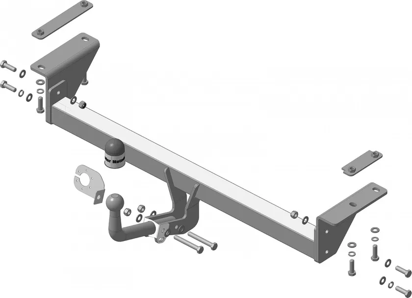 Фаркоп Мотодор для Nissan Qashqai +2 2008-2014. Артикул 91413-A Фаркоп Мотодор для Nissan Qashqai +2 2008-2014. Артикул 91413-A