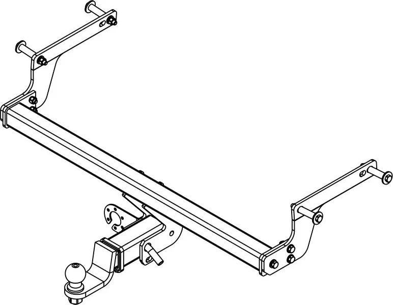 Фаркоп AvtoS (без шара в комплекте) для Renault Duster I до рестайлинга 2010-2015. Артикул RN 07B Фаркоп AvtoS (без шара в комплекте) для Renault Duster I до рестайлинга 2010-2015. Артикул RN 07B