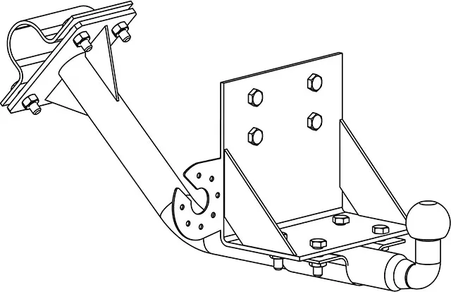 Фаркоп AvtoS для ГАЗ Газель 3302 бортовая 1994-2009. Артикул GAZ-05 Фаркоп AvtoS для ГАЗ Газель 3302 бортовая 1994-2009. Артикул GAZ-05