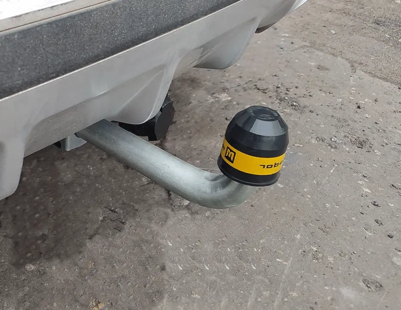 Фаркоп Мотодор оцинкованный для Hyundai Tucson III рестайлинг 2018-2021. Артикул 90918-A