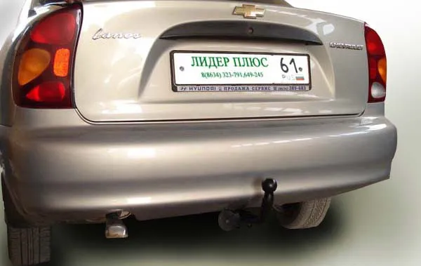 Фаркоп Лидер-Плюс для Chevrolet Lanos седан 1997-2009. Артикул C201-A
