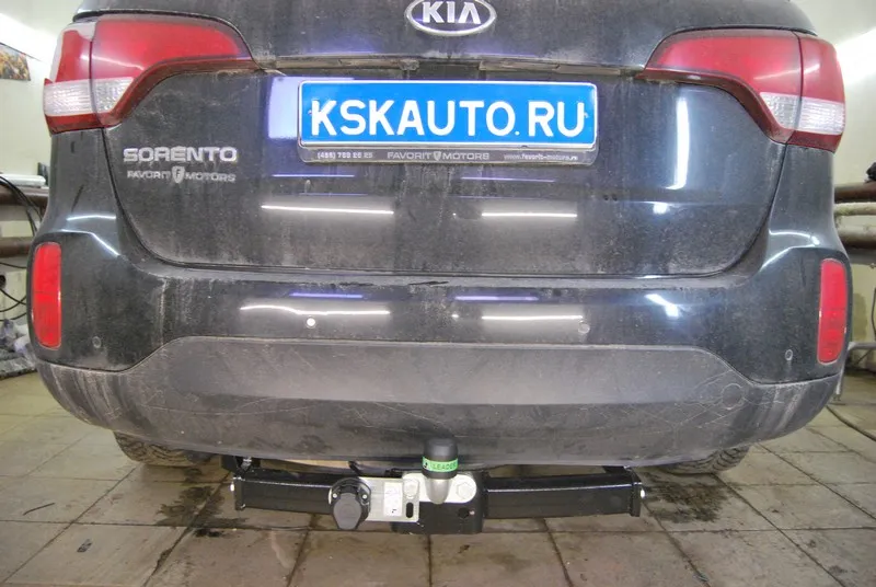 Фаркоп Лидер-Плюс для Kia Sorento II рестайлинг XM FL 2012-2020. Фланцевое крепление. Артикул H224-F Фаркоп Лидер-Плюс для Kia Sorento II рестайлинг XM FL 2012-2020. Фланцевое крепление. Артикул H224-F