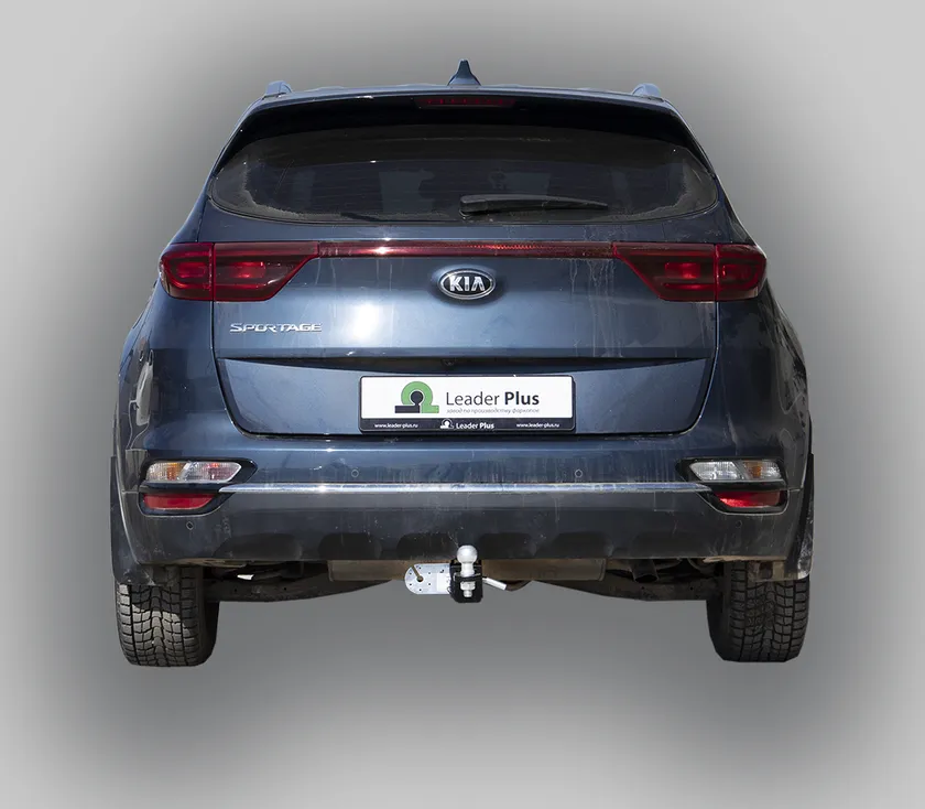 Фаркоп Лидер-Плюс под американский квадрат для Kia Sportage IV рестайлинг 2018-2022. Артикул K124-E Фаркоп Лидер-Плюс под американский квадрат для Kia Sportage IV рестайлинг 2018-2022. Артикул K124-E