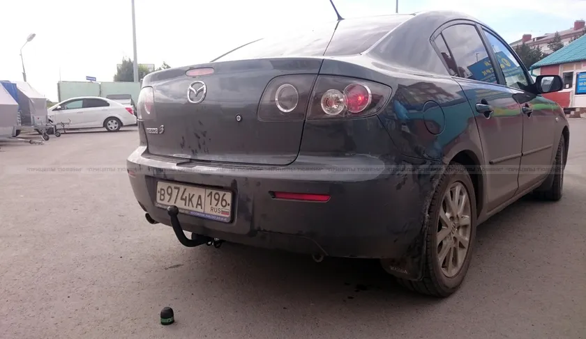 Фаркоп Лидер-Плюс для Mazda 3 I хэтчбек, седан 2004-2008. Артикул M303-A Фаркоп Лидер-Плюс для Mazda 3 I хэтчбек, седан 2004-2008. Артикул M303-A