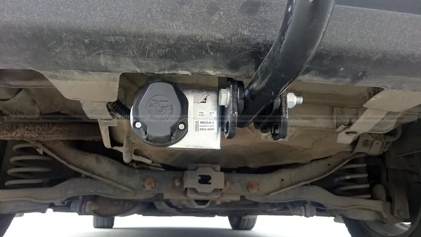 Фаркоп Лидер-Плюс для Mazda 3 I хэтчбек, седан 2004-2008. Артикул M303-A Фаркоп Лидер-Плюс для Mazda 3 I хэтчбек, седан 2004-2008. Артикул M303-A