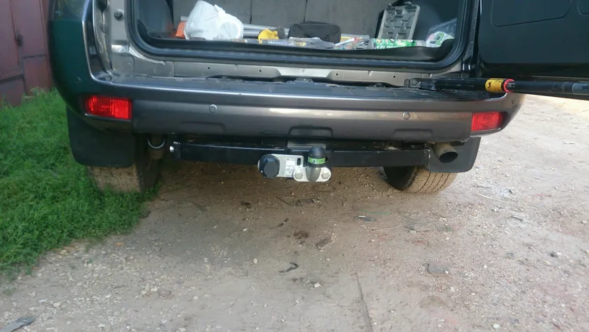 Фаркоп Лидер-Плюс для Toyota Land Cruiser Prado 120 2002-2009. Фланцевое крепление. Артикул T113-F Фаркоп Лидер-Плюс для Toyota Land Cruiser Prado 120 2002-2009. Фланцевое крепление. Артикул T113-F