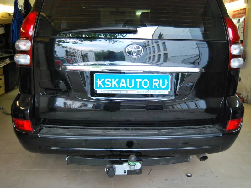 Фаркоп Лидер-Плюс для Toyota Land Cruiser Prado 120 2002-2009. Фланцевое крепление. Артикул T113-F Фаркоп Лидер-Плюс для Toyota Land Cruiser Prado 120 2002-2009. Фланцевое крепление. Артикул T113-F