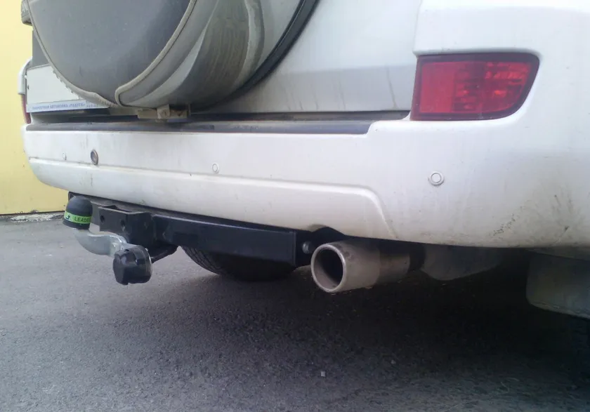 Фаркоп Лидер-Плюс для Toyota Land Cruiser Prado 120 2002-2009. Фланцевое крепление. Артикул T113-F Фаркоп Лидер-Плюс для Toyota Land Cruiser Prado 120 2002-2009. Фланцевое крепление. Артикул T113-F