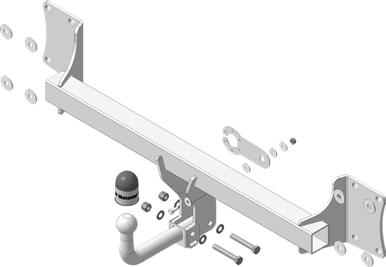 Фаркоп Мотодор оцинкованный для BMW X5 E70 (кроме моделей с M-пакетом) 2007-2013. Артикул 90205-A Фаркоп Мотодор оцинкованный для BMW X5 E70 (кроме моделей с M-пакетом) 2007-2013. Артикул 90205-A