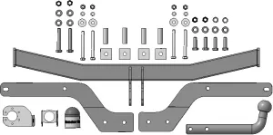 Фаркоп Мотодор для Renault Arkana 2019-2025. Артикул 91715-A
