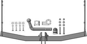 Фаркоп Мотодор для Skoda Octavia A5 2004-2013. Артикул 92304-A Фаркоп Мотодор для Skoda Octavia A5 2004-2013. Артикул 92304-A