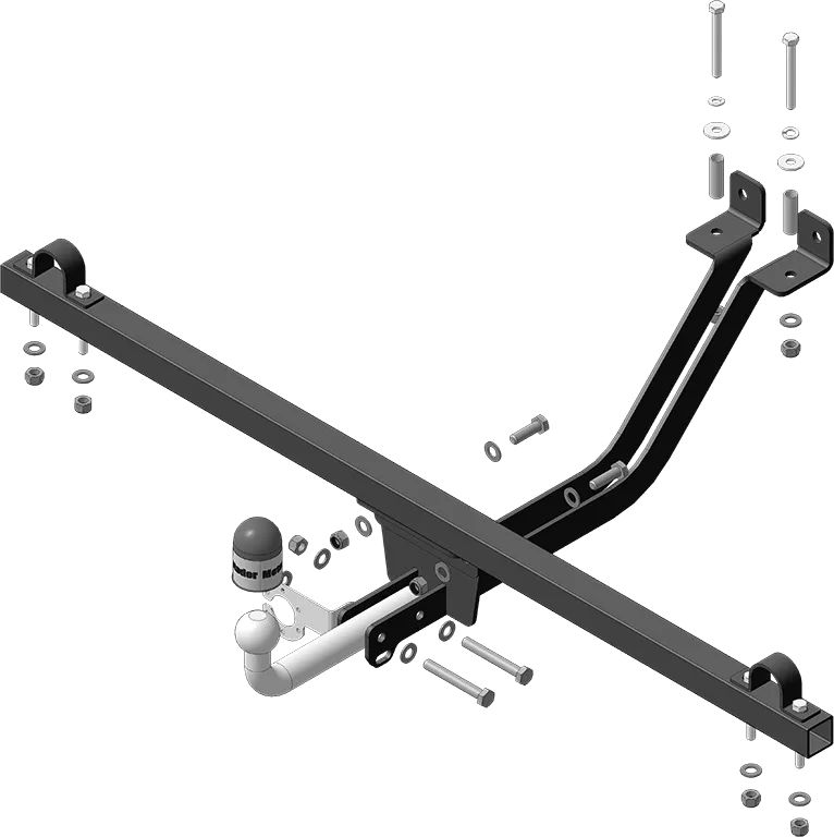 Фаркоп Мотодор для Lada 4x4 Urban 2014-2025. Оцинкованный шар. Артикул L105A Фаркоп Мотодор для Lada 4x4 Urban 2014-2025. Оцинкованный шар. Артикул L105A