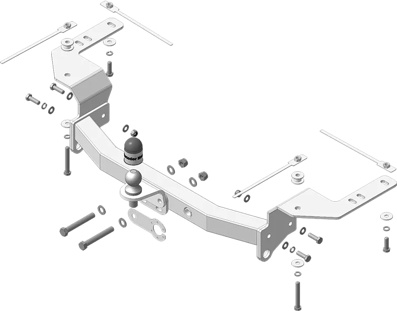 Фаркоп Мотодор оцинкованный для Toyota Land Cruiser 200 Excalibur и Executive 2007-2021. Фланцевое крепление. Артикул 92510-FE Фаркоп Мотодор оцинкованный для Toyota Land Cruiser 200 Excalibur и Executive 2007-2021. Фланцевое крепление. Артикул 92510-FE