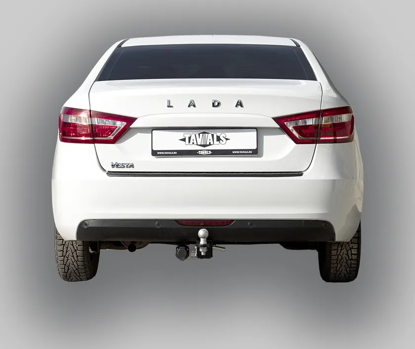 Фаркоп Tavials (Лидер-Плюс) под американский квадрат для Lada Vesta седан 2015-2022. Артикул T-VAZ-41E