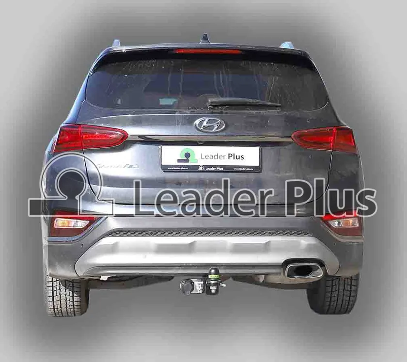 Фаркоп Лидер-Плюс для Hyundai Santa Fe IV TM дизель 2018-2021 (Съемный под квадрат 50х50). Артикул H230-E Фаркоп Лидер-Плюс для Hyundai Santa Fe IV TM дизель 2018-2021 (Съемный под квадрат 50х50). Артикул H230-E