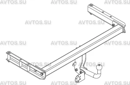 Фаркоп AvtoS для Audi Q5 I 2008-2017. Артикул AU 04 Фаркоп AvtoS для Audi Q5 I 2008-2017. Артикул AU 04