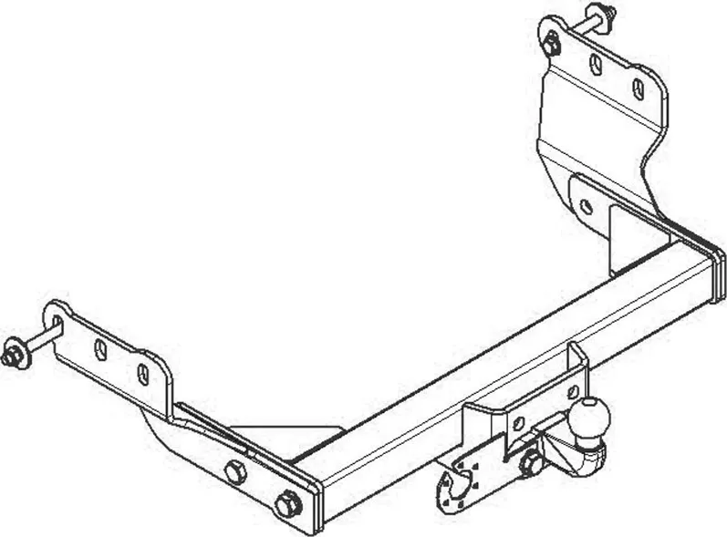 Фаркоп AvtoS для Ford Transit фургон 2000-2014. Артикул FD 26