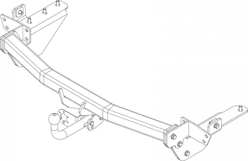 Фаркоп AvtoS для Lexus NX 2014-2021. Артикул LX 04
