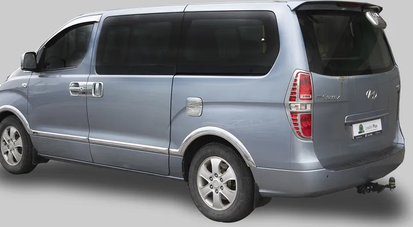 Фаркоп Лидер-Плюс под американский квадрат для Hyundai H1 Grand Starex 2007-2025. Артикул H214-E