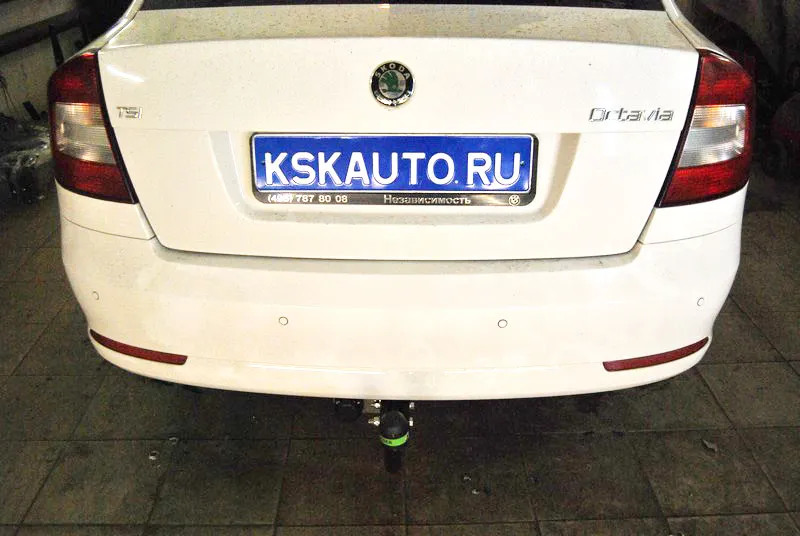 Фаркоп Лидер-Плюс для Skoda Octavia A5 хэтчбек 2008-2013. Артикул S106-A Фаркоп Лидер-Плюс для Skoda Octavia A5 хэтчбек 2008-2013. Артикул S106-A