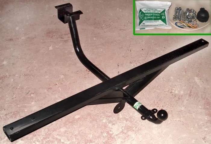 Фаркоп Tavials (Лидер-Плюс) для ВАЗ 2121 Нива, 4х4 (профильная труба) 1976-2014. Артикул T-VAZ-34H